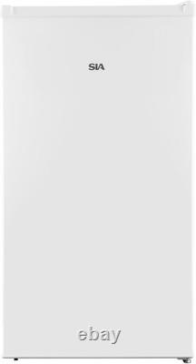 SIA SFR44WE 83L White Freestanding under Counter Fridge with Chiller 2 Glass She
