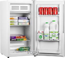 SIA SFR44WE 83L White Freestanding under Counter Fridge with Chiller 2 Glass She