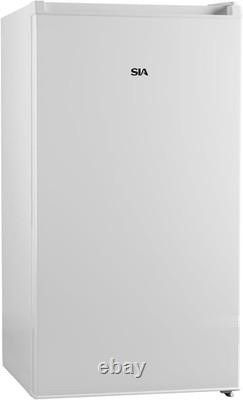 SIA SFR44WE 83L White Freestanding under Counter Fridge with Chiller 2 Glass She