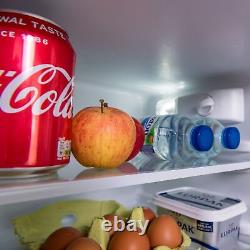 SIA UFF01SS/E 88L Silver/Grey Freestanding Under Counter 2 Door Fridge Freezer