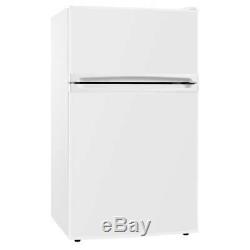 SIA UFF01WH 92L White Freestanding Under Counter 2 Door Fridge Freezer A+ Energy