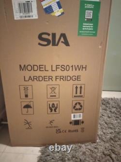 SIA Undercounter larder fridge brand new boxed. White, 406 x810
