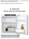 Siemens Iq50 Ku22lvfd0g Integrated Under-counter Fridge With Ice-box In White