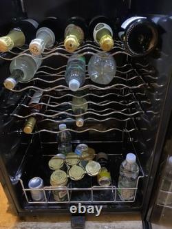 Samsung Wine Cooler Fridge 30 Bottle Capacity Black Glass Door Under Counter