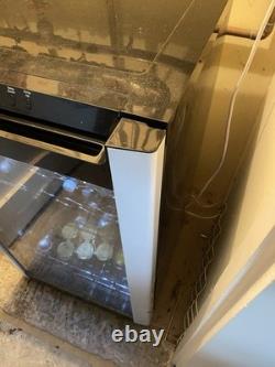 Samsung Wine Cooler Fridge 30 Bottle Capacity Black Glass Door Under Counter