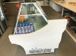 Serve Over Glass Display Counter with Undercounter storage