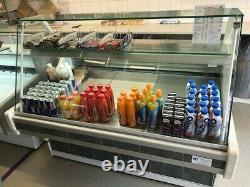 Serve Over Glass Display Counter with Undercounter storage