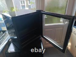 Sia DC2BL Fridge Glass Door Cooler Undercounter Black TESTED+ WARRANTY