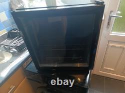 Sia DC2BL Fridge Glass Door Cooler Undercounter Black TESTED+ WARRANTY