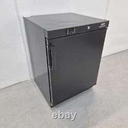 Single Door Under Counter Fridge 150 Litre Black Chiller Commercial Nisbets E
