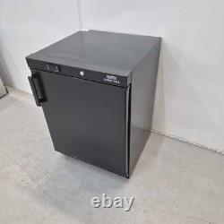 Single Door Under Counter Fridge 150 Litre Black Chiller Commercial Nisbets E