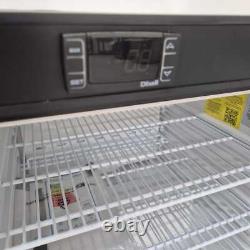 Single Door Under Counter Fridge 150 Litre Black Chiller Commercial Nisbets E