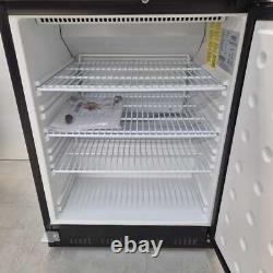 Single Door Under Counter Fridge 150 Litre Black Chiller Commercial Nisbets E