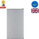 Sleek 93l Under Counter Fridge With Adjustable Temperature Control In Silver