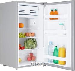 Sleek 93L Under Counter Fridge with Adjustable Temperature Control in Silver