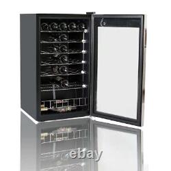 Smad 35 Bottles Wine Fridge Cooler Glass 95L Under-Counter Beverage Refrigerator