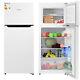 Smad Small 2 Door Fridge Top Freezer Freestanding 121l White Refrigerator