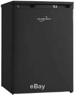 Statesman 55cm Under Counter Freezer Black 86 litre capacity 4 Freezer