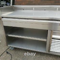 Steeltech Refrigerated Servery Counter Sushi Cupboard Under 180x70cm Never Used