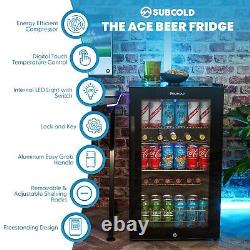 Subcold 100L Beer Fridge ACE100 LED Under-counter Drinks Fridge Auto-Defrost