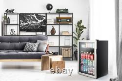 Subcold 115L Under Counter Drinks Fridge Super115 LED Stainless Steel Glass Door