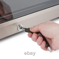 Subcold 115L Under Counter Drinks Fridge Super115 LED Stainless Steel Glass Door