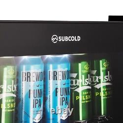 Subcold 90L Beer Fridge ACE90 LED Undercounter Drinks Fridge with Auto-Defrost