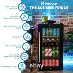 Subcold 90L Undercounter Drinks Fridge ACE90 LED Auto Defrost Refurbished
