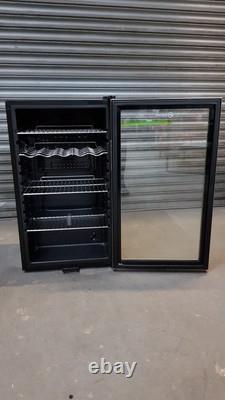 Subcold Super 85 LED Black Under Counter Drinks Display Fridge Wine & Beer Fri
