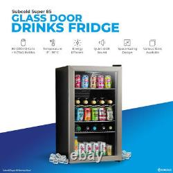 Subcold Super 85 LED SS Refurbished Grade B Beer & Wine Fridge