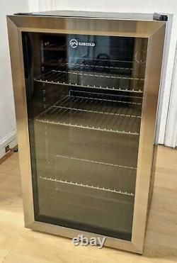 Subcold Super 85 LED drinks / beer / wine glass door fridge