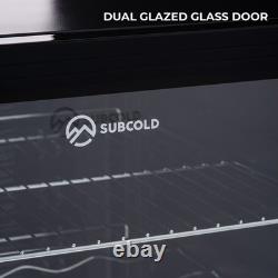 Subcold Under Counter Drinks Fridge Freestanding 85L Glass Door Super85 LED