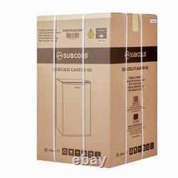 Subcold Undercounter Beer Fridge 90L CAVE90 LED Stainless Steel