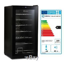 Subcold Viva28 LED Refurbished Grade C Wine Fridge Black 3-18°C 28 Bottle