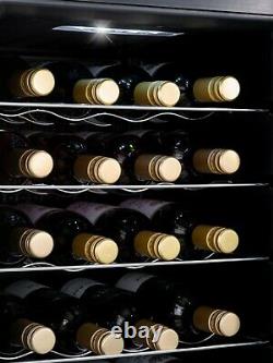 Subcold Viva28 LED Refurbished Grade C Wine Fridge Black 3-18°C 28 Bottle