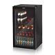 Swan 80l Glass Door Undercounter Freestanding Drinks Fridge Sr12030bn, Black, 85w