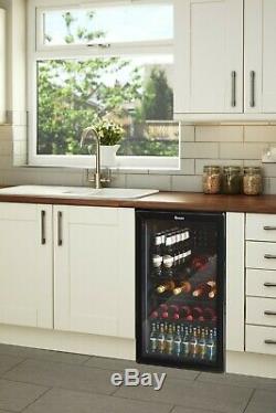 Swan 80L Glass Fronted Under Counter Fridge