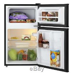 Swan 87L Under Counter Fridge Freezer Black Brand New