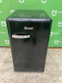 Swan Retro Fridge with Ice Box Black F Rated SR11035BN #LF62556