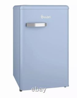 Swan Retro Under Counter Fridge BLUE NEW BOXED COLLECTION ONLY