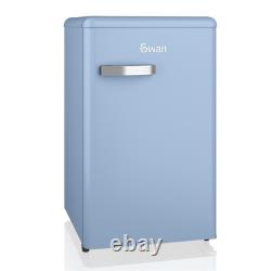 Swan Retro Under Counter Fridge with 77L Fridge Capacity, Blue, SR11035BLNE