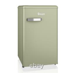 Swan Retro Under Counter Fridge with 77L Fridge Capacity, Green, SR11035GNE