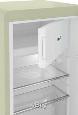 Swan SR11035GN, Freestanding Retro Under Counter Fridge Freezer, A+ Rated, 90 L