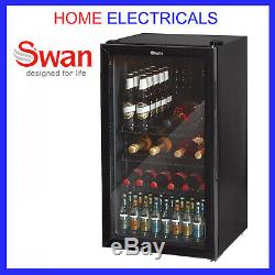 Swan Under Counter Chiller Cooler Fridge Beer Cans Bottles Wine Drinks SR13020BN