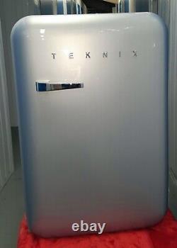 Teknix T130RDS Retro Style Fridge Silver 122 Litre See Description