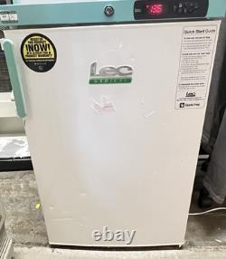 The Lec Medical LSC119UK is a 119-litre under-counter laboratory fridge-freezer