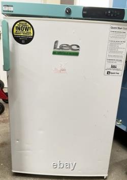 The Lec Medical LSC119UK is a 119-litre under-counter laboratory fridge-freezer