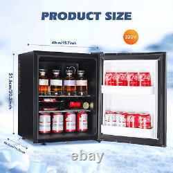 Under Counter Drinks Fridge 40L Beer / Wine Cooler, LED Light + Pcyspvcagqcwiqifw