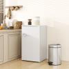 Under Counter Fridge, 85l Retro Freestanding Refrigerator With Chill Box