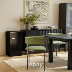 Under Counter Fridge, 85L Small Retro Refrigerator with Chiller Box, Adjustable